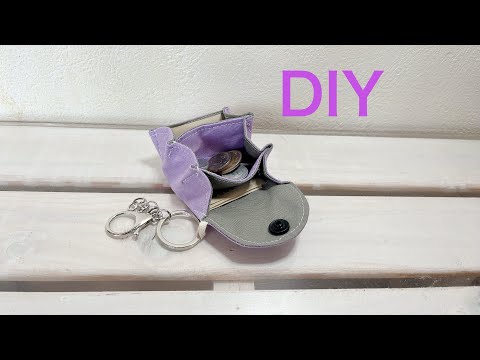 小さい小銭入れ《ハンドメイド》DIY Coin purse - YouTube