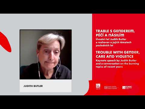 Judith Butler at the Inspiration Forum: Trouble with Gender, Care and Violence (EN version)