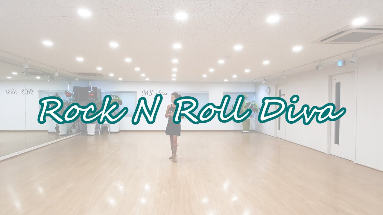 Rock N Roll Diva Line Dance by Suzi Beau & Alexis Strong 2024 - YouTube