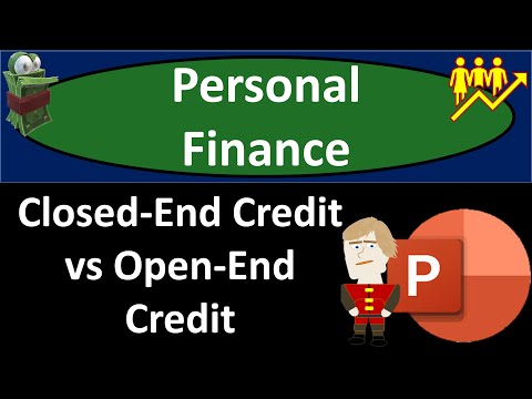 วีดีโอ: ตัวอย่างของ open end credit คืออะไร?