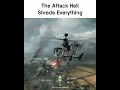 The Attack Heli Shreds Every Vehicle