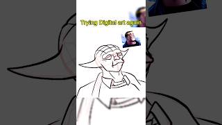 Tall yoda drawing #starwars #theboys #art #drawing #digitalart #memes