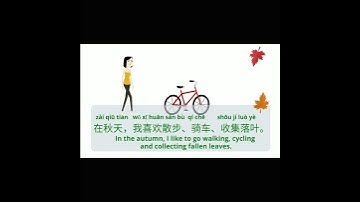 The seasonal activities | 季节 活动| Learn Chinese #shorts #四季 #seasons #spring  #summer #autumn #winter