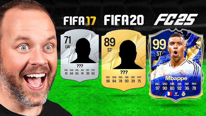 Guess The Player From Their FIFA Cards