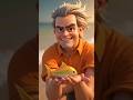 greedy man and fish moral story, greed is curse# shorts#2025shorts