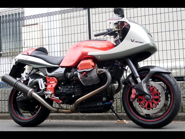 MOTO GUZZI V11 Rosso Mandello - YouTube