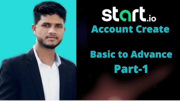 How To  Start io Account Create , New Update Bangla Tutorial 2022।Basic to Advanced Part-1