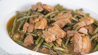 Pork Adobo with Sitaw | Adobong Baboy | String Beans Adobo | Panlasang Pinoy