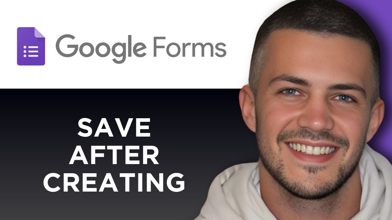 How To Save Google Forms After Creating (Step By Step) - YouTube
