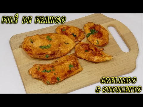 Vídeo: Filé De Frango Grelhado E Suculento. Receita Passo A Passo Com Foto