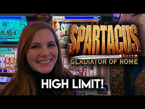 $1000 Vs High Limit Spartacus Slot Machine! $20/Spin! BONUS!!
