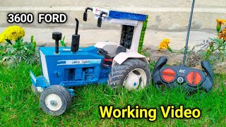 Rc tractor 3600 Ford homemade tractor working video #technicalsaghir