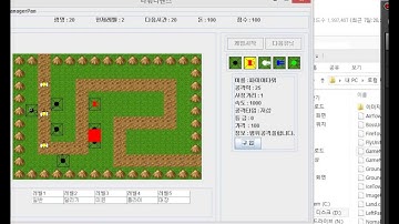 JAVA로 구현한 Tower Defense 게임영상