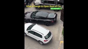 Distance between Remote & Car to Open Boot #shorts #hisgarage2