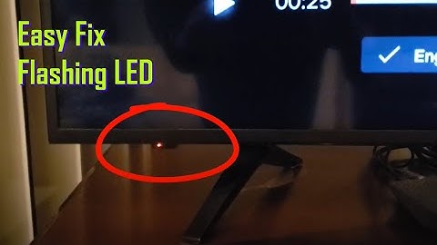 Hisense Roku TV red light blinks 3 times