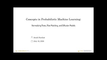 Concepts in Probabilistic Machine Learning: Normalizing Flows and Flow Matching Models
