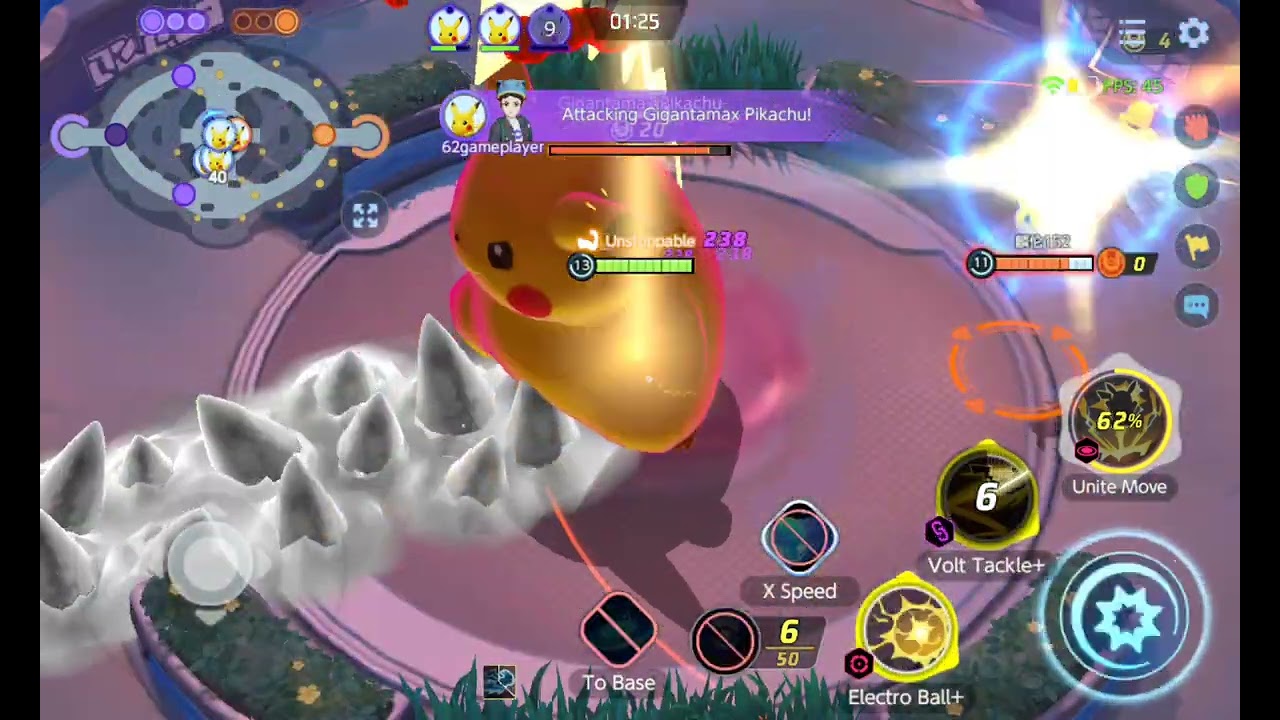 having a pike party in pokemon unite