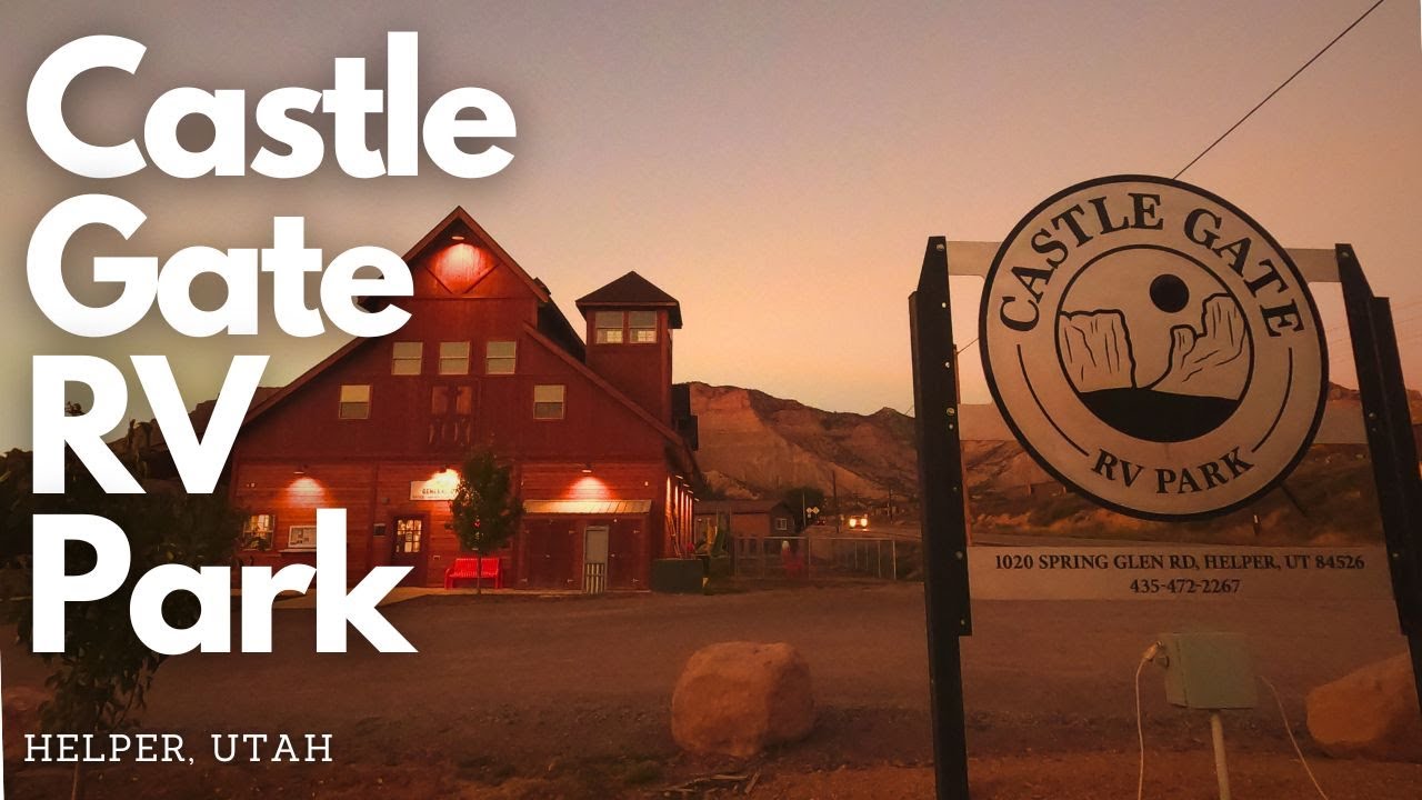 Castle Gate RV Park in Helper, Utah