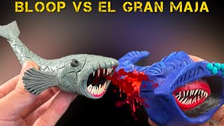 I made Bloop and El Gran Maja from plasticine #sculpting #plasticine #bloop #elgranmaja