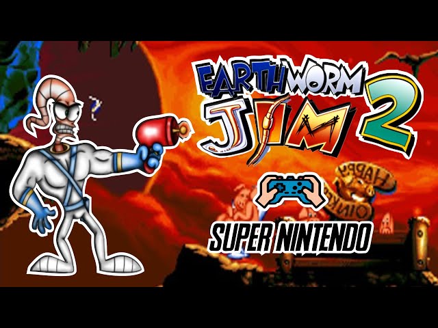 Earthworm Jim 2: O retorno da minhoca espacial ao SNES - Nintendo Blast