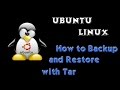 How to Backup and Restore Ubuntu Server Using Tar in Terminal