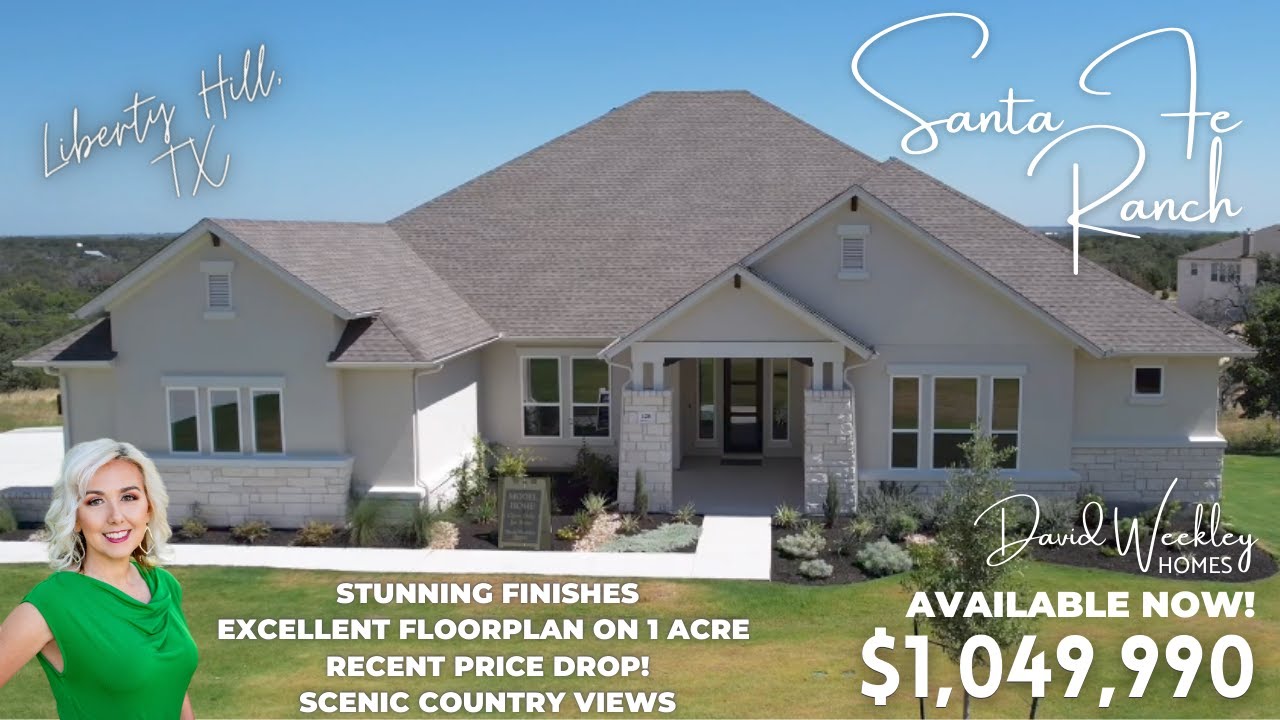 model home on 1 acre with Scenic Views AVAILABLE NOW!! Santa