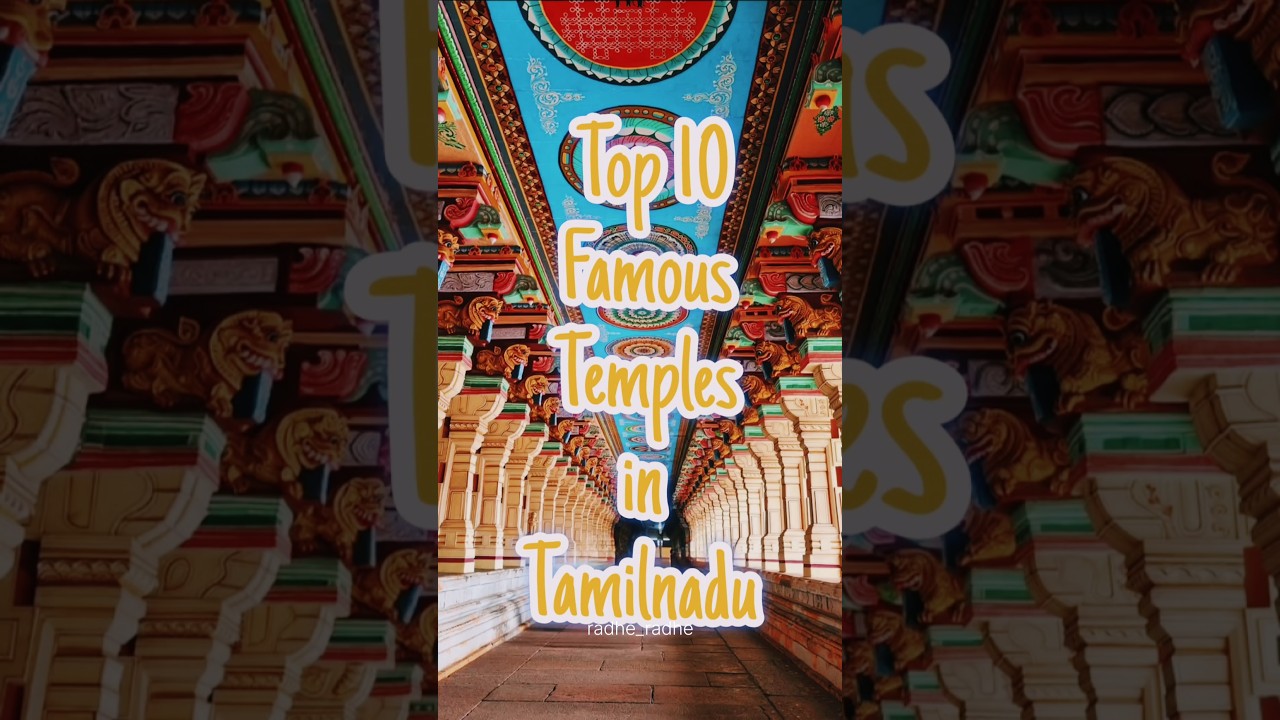 Top 10 Most Famous Temples in Tamil Nadu🛕 Tamil Nadu Temples Tour Guide | South India Temple Darshan