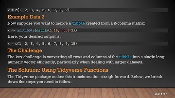 Transform Your Tibble into a Numeric Vector: A Tidyverse Guide