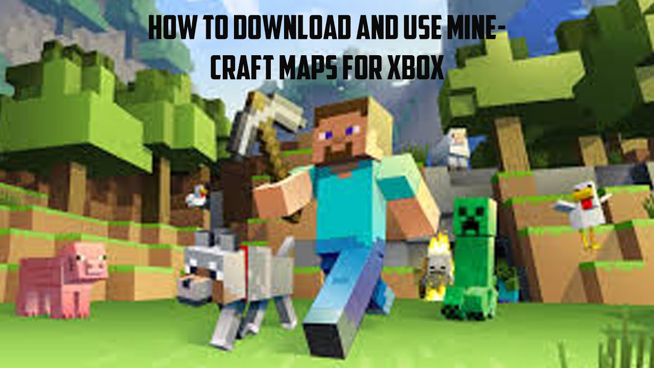 How to download maps on minecraft Xbox 360 - YouTube