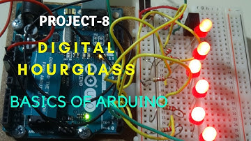 #Arduino LED Hour Glass Tutorial | Arduino Project 08 | Digital Hourglass