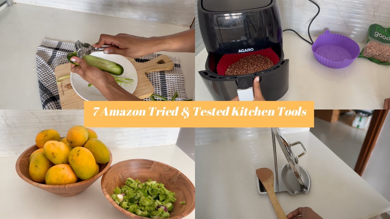 7 AMAZON TRIED & TESTED KITCHEN TOOLS || Amazon Finds That Made Cooking ...