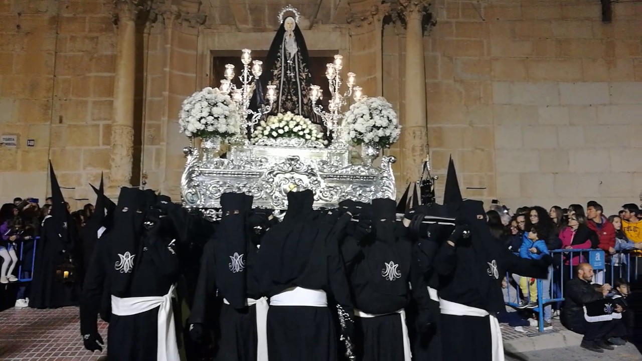 ENTRADA DE LA SOLEDAD MONÓVAR.MIÉRCOLES SANTO 2017