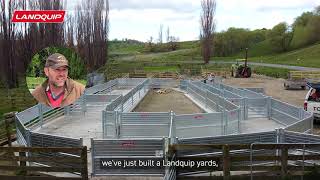Landquip steel sheep yards