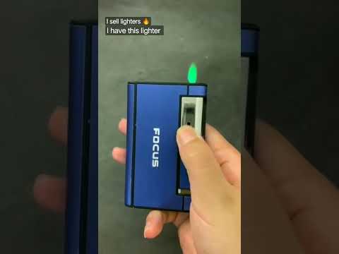 Focus Cigarette Case With Lighter Cigarettes Box With Lighter Trendingshorts