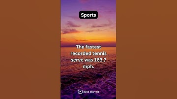 Speed Demon: Witnessing the Lightning Fast Tennis Serve Record! 🎾⚡ #motivation