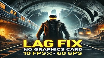 🔥 Metro 2033 LAG FIX ✅ Play Smoothly WITHOUT Graphics Card! 🚀 60+ FPS BOOST! 💥