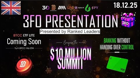 UK | 18th December, Thursday - 3FO Presentation