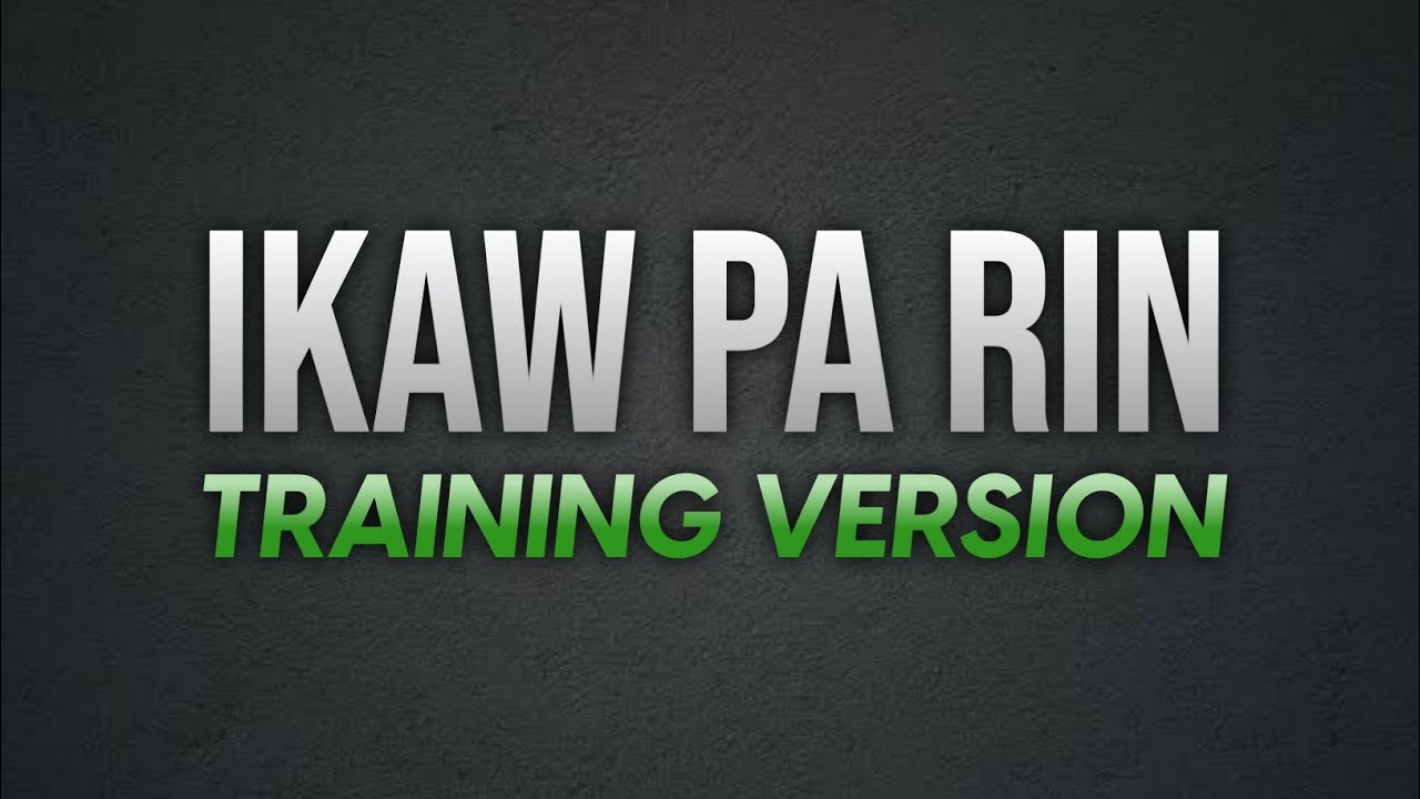 K-POP・アジア TED ITO IKAW PA RIN IKAW PA RIN - Ted Ito | TRAINING | koolSound - YouTube