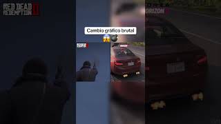 🎮 La evolución gráfica es INSANA 🤯 #shorts #humor #reddeadredemption2 #forzahorizon6