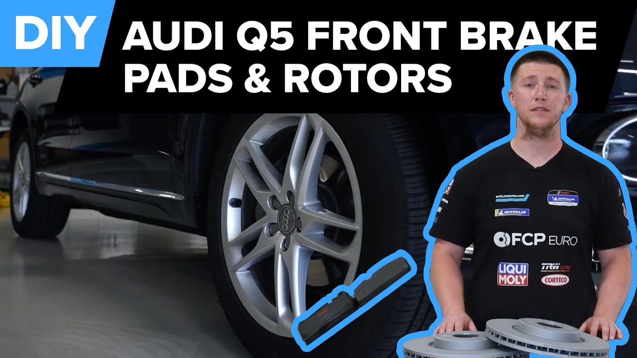 Audi Q5 Front Brake Rotor And Brake Pad Replacement DIY (Audi MLB Q5