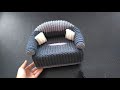 CROCHET | TUTORIAL KOTAK TISSUE RAJUT BENTUK SOFA (Part 2)