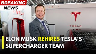 Elon Musk Rehires Tesla's Supercharger Team, Shaking Up the EV Industry | Elon Musk News