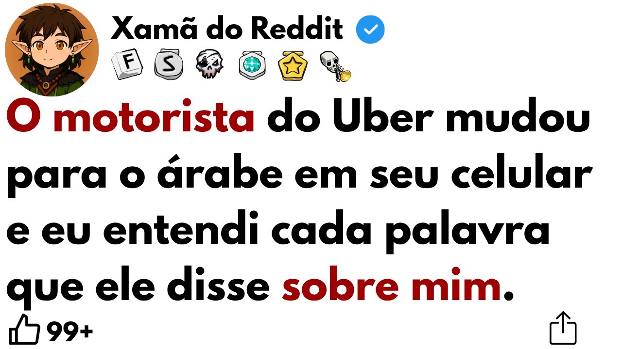 [HISTÓRIA COMPLETA] O motorista do Uber mudou para o árabe em seu celular e eu entendi cada...