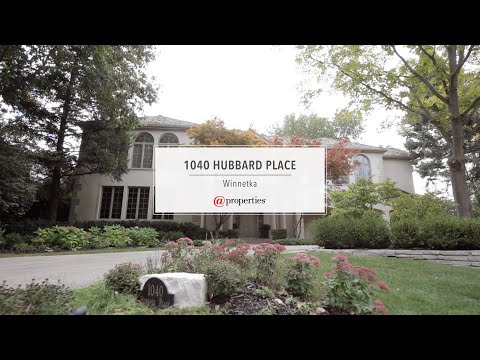 1040 Hubbard Place, Winnetka, IL home video tour