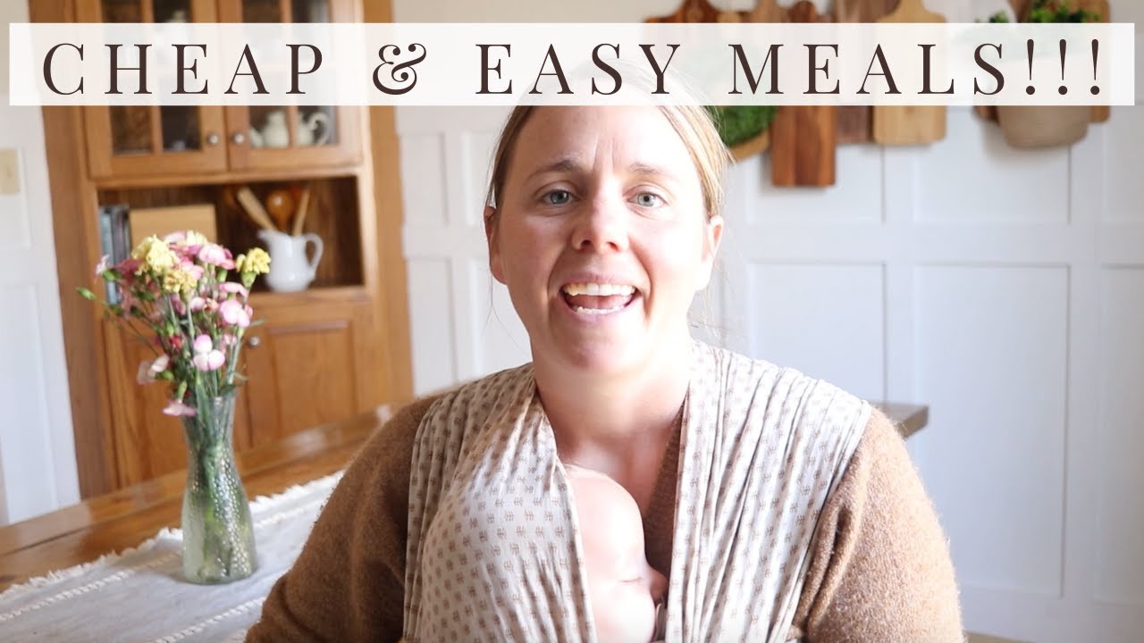 CHEAP MEALS FOR HUGE FAMILY