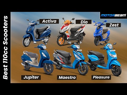 Best 110cc Scooter? Activa vs Jupiter vs Maestro vs Dio vs Zest vs Pleasure+ | MotorBeam हिंदी