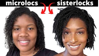 MICROLOCS VS SISTERLOCKS Q&A feat @LenasLovelyLocs1