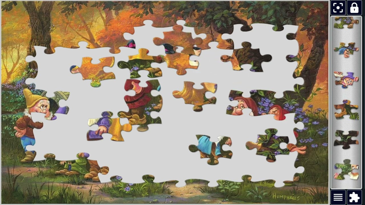 Snow White ❄️❄️and the 7️⃣ Dwarfs #snowwhite#disney//🧩🧩jigsawpuzzle//🧩🧩jigsawpuzzlejourney//🧩🧩