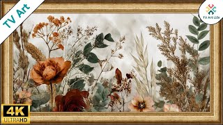 Pretty Fall Flowers Frame TV Art | Neutral Autumn Floral Decor Screensaver | 10 Hours 4K No Music screenshot 5