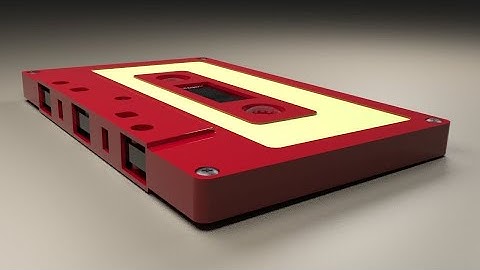 Cassette Tape Speed Build - Blender Bach